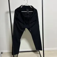 AKMメンズ ブラック メッシュジョガーパンツ美品