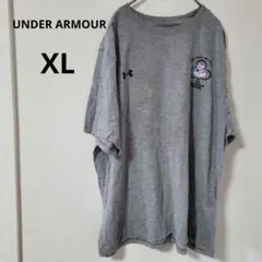 UNDER ARMOUR グレー Tシャツ【XL】海外古着