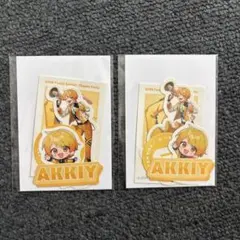 545 STPR EXPO ふぁみくじ ステッカー ×2 アンプ あっきぃくん