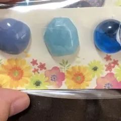 ブルー ジビッツ サンダル 飾り アクセサリー クロックス