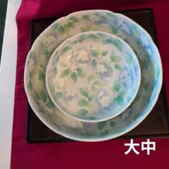 [美品・希少]美濃焼　前畑陶器「庫山窯（こうざんがま）」大中2サイズボウルセット