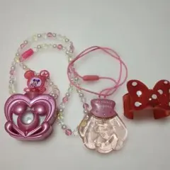 【ディズニー】東京ディズニー　光るグッズ　ミニー　アリエル　ペンダント 動作OK