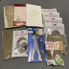 ストッキング 複数パック ベージュ 12パック