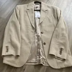 H&M ベージュ テーラードジャケット EUR 38
