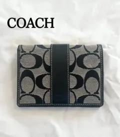 【美品】 COACH コーチ 折りたたみ 財布