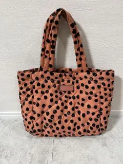 オレンジ トートバッグ