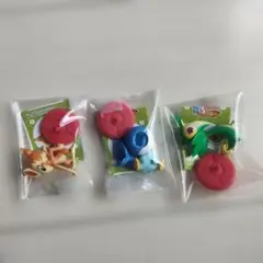 ポケモン　ポケットモンスター　チョコエッグ　ヒコザル　ポッチャマ　ツタージャ