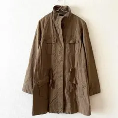 ☆【ページボーイ】モッズコート フルボタン 比翼ボタン ウエストドロスト M