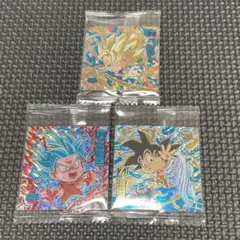 ドラゴンボール　超戦士シールウエハース 超 UGR 3枚まとめ