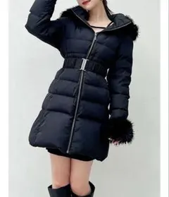 RESEXXY フード付き ダウン ジャケット コート