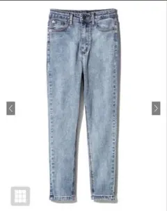 GRL ハイウエストスキニーデニムパンツ