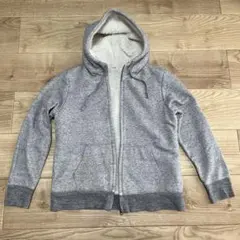 値下げ　ユニクロ　ボアスウェットフルジップパーカ（長袖） レディースLサイズ