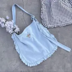 kazumi×Samansa Mos2　ノベルティ　ショルダーバッグ　サックス