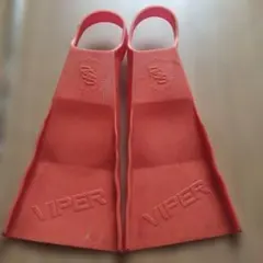 VIPER ボディボードフィン オレンジ Lサイズ