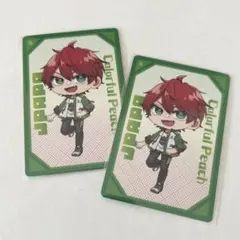 カラフルピーチ　特典　トレカ　じゃぱぱ　2枚　からぴち