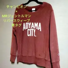 MISTERGENTLEMAN×Championコラボリバースウィーブ 青タグ