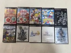 PS2 ソフト 10本セット まとめ売り
