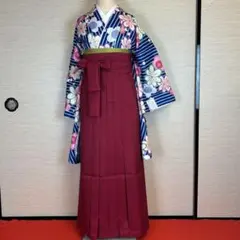 【激安】二尺袖袴着物袴セット4点　97