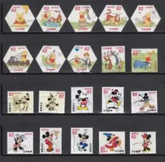 【使用済】ディズニーキャラクター・20種