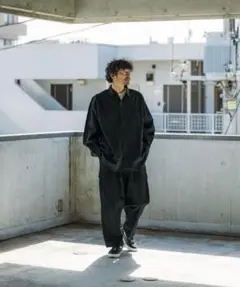 ヒンソン カーゴパンツ ドローコード ブラック サイズL【フリークスストア】のサムネイル