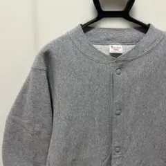 Champion 赤タグ　made inUSAグレー スナップスエットLサイズ