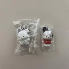 サンリオ めじるしアクセサリー ふわふわスノー ポチャッコ　2点セット