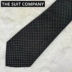 THE SUIT COMPANY ドット柄 ネクタイ 黒