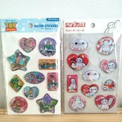 ウォーターシール　トイ・ストーリー　ベイマックス　セリア　ディズニー