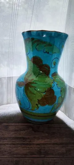 イタリア製・絵柄入りの花瓶 Amazon.co.jp: イタリアンクリスタルフラワー花瓶ラージサイズ