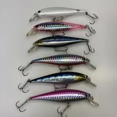 【美品】ラッキークラフト　ビーフリーズ78S ６セット 美品】ラッキークラフト ビーフリーズ78S 6セット LUCKY CRAFT