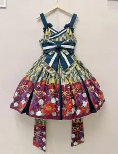 メタモルフォーゼ ハイカラ小町タックジャンパースカート 和ロリ