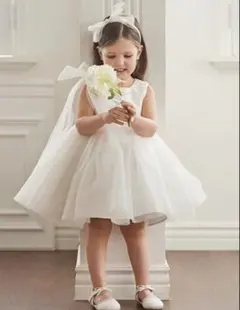 Dave&Bella デイブベラ　３点セットエレガントチュールドレス　 80cm