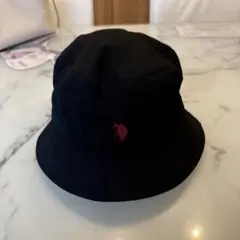 U.S. POLO ASSN. ブラック バケットハット 58cm