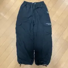 【つったか様】LOVE RABBY 黒　裏起毛 カーゴパンツ 150cm