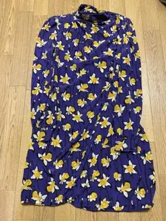 miu miu 花柄　チャイナドレスワンピース 40