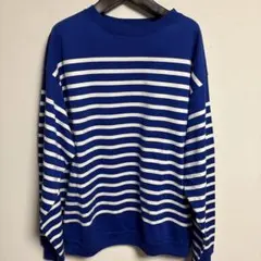 H BEAUTY&YOUTH MONSTER NAVAL SWEAT L