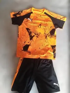 Puma サッカーウェア 160サイズ オレンジ/黒