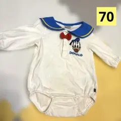ドナルドダック ロンパース 70サイズ futafuta
