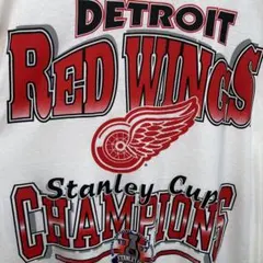 Vintage90’s シングルTシャツDETROIT RED WINGS白XL