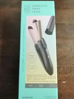 【未使用】コードレス ヘアアイロン 海外使用可25mm2WAY　KHR-7440