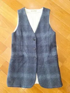 HUMAN WOMAN チェックベスト