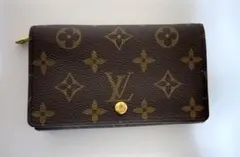 ルイヴィトンモノグラム　ポルトモネビエトレゾール 二つ折り財布