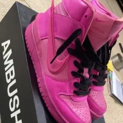 NIKE ナイキ　AMBUSH アンブッシュ　ピンク ハイカットスニーカー