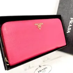 未使用 エミリオプッチ 長財布 ラウンドファスナー レザー 鮮やか
