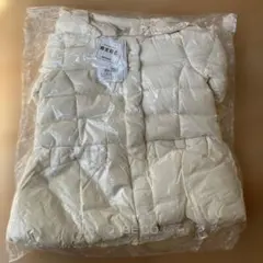 （未使用）ミキハウス　限定ダウンコート　スワロースキー　女の子　リボン 90cm