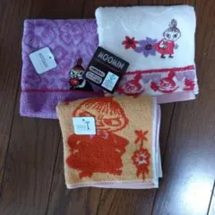 MOOMIN ムーミン リトルミィ　タオルハンカチ 3枚セット