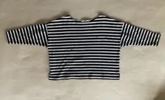 【美品】niko and ボーダー　白黒　綿100%