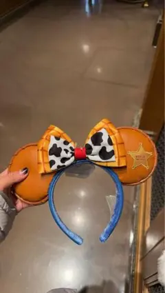 上海ディズニーランド正規品　トイストーリー　ウッディカチューシャ