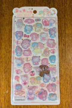 うるちゅるPOPシール☆サンリオ キティ・マイメロ・キキララ集合 新品