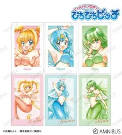 ぴちぴちピッチ　インスタントカメラ風イラストカードセット　6枚セット